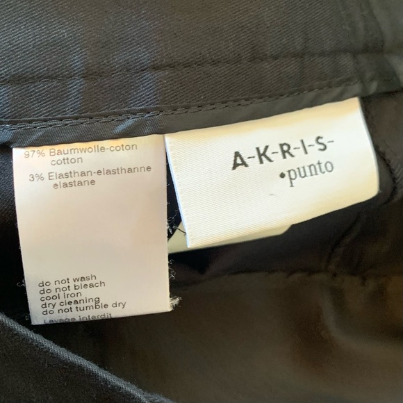 Akris Punto pants black ankle trouser - Picture 6 of 8